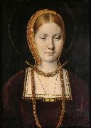 Michiel Sittow Young Catherine of Aragon oil painting on canvas